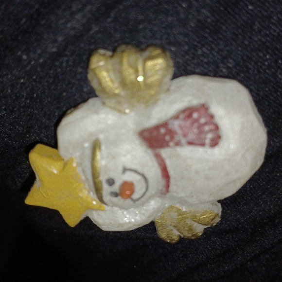 Angel Snowman Glitter With Halo Boyds Bears - Picture 3 of 4